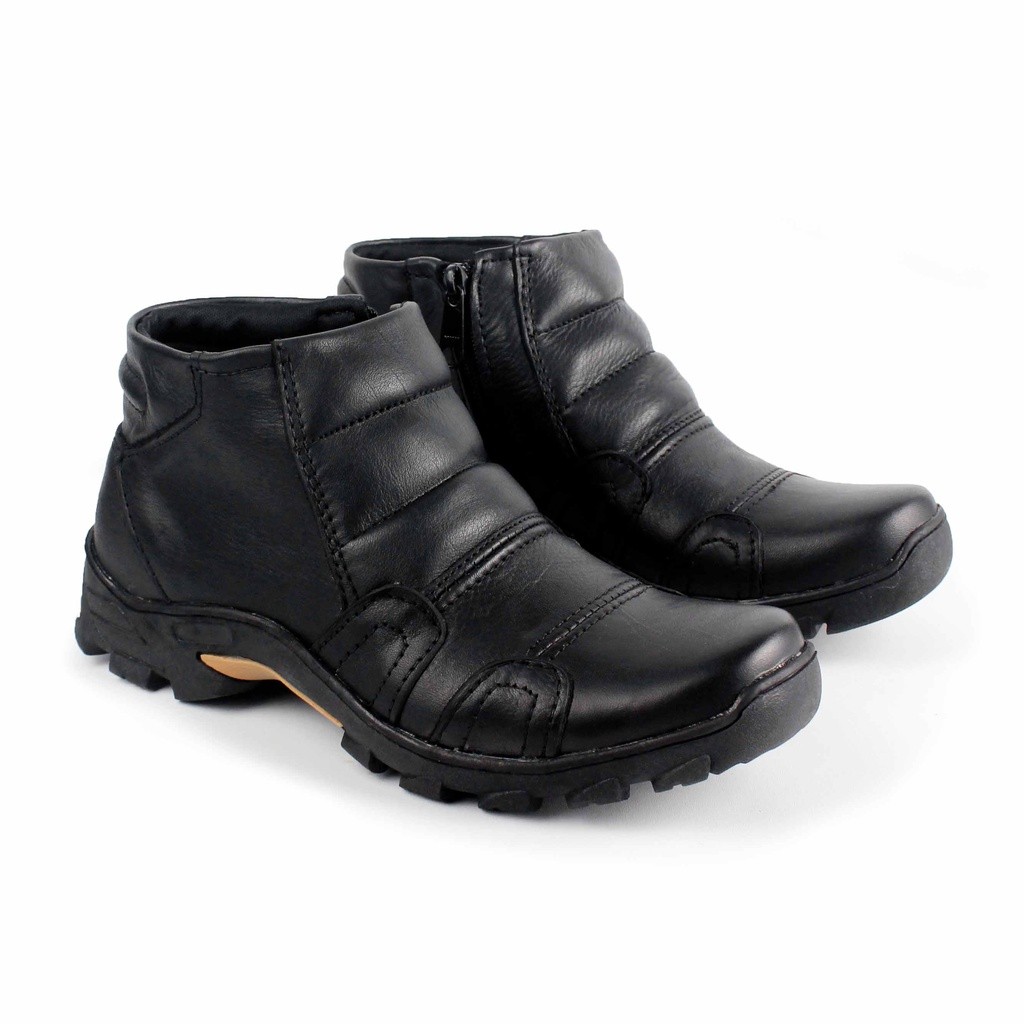 Sepatu Boots Pria Kulit Asli Virale - Sepatu Boots Pria Casual STG 021