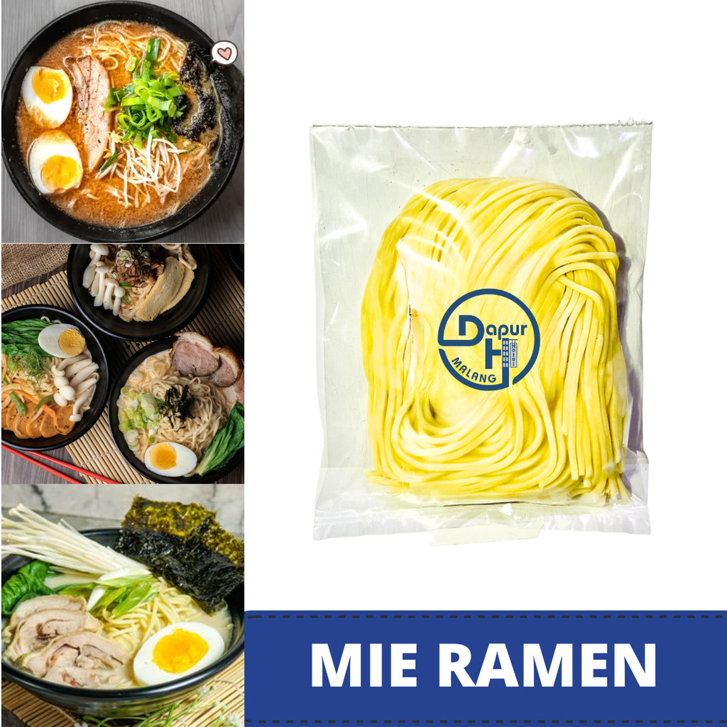

MIE RAMEN Plain Frozen Tanpa Bumbu 120 g Halal-MLG