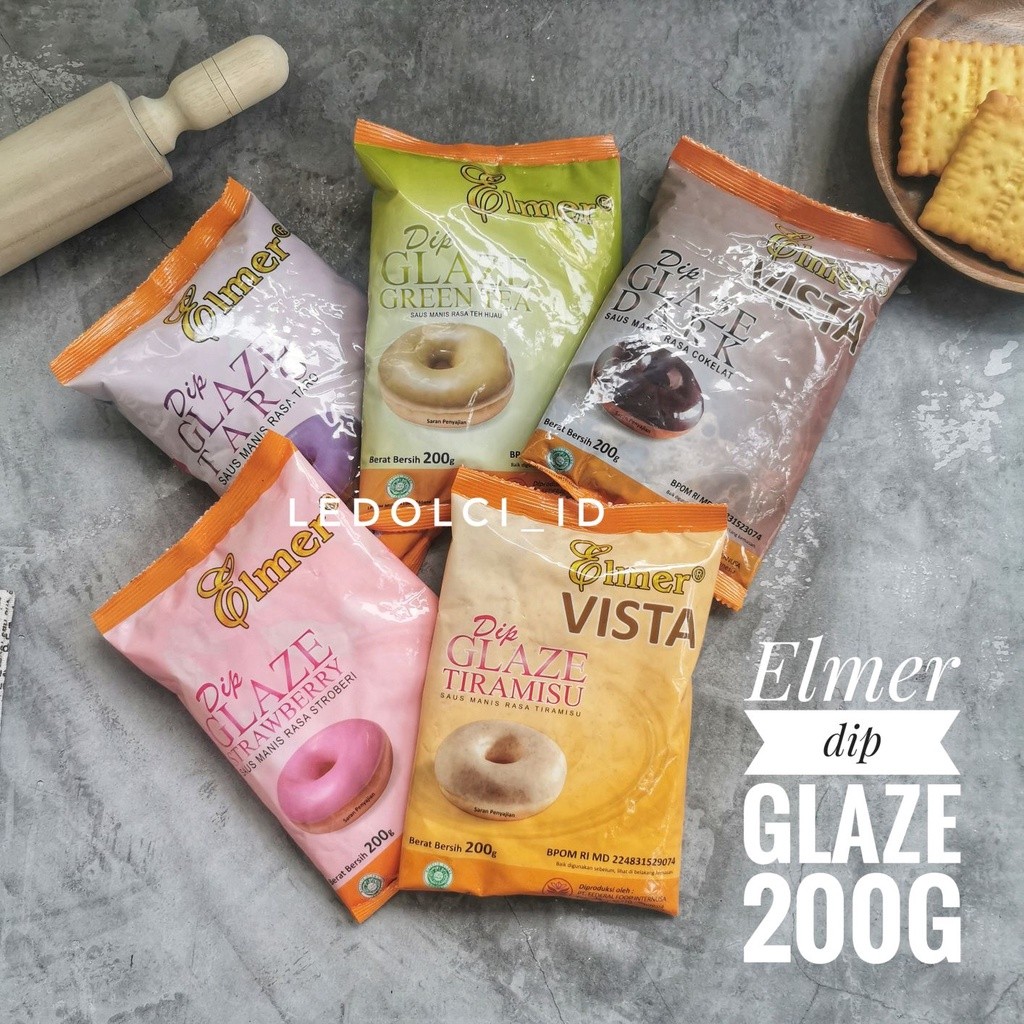 

ELMER DIP GLAZE 200 GRAM BANYAK VARIASI