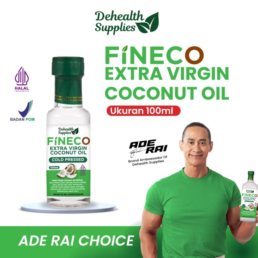 

Fineco Extra Virgin Coconut Oil 100ml - EVCO by De Health Supplies