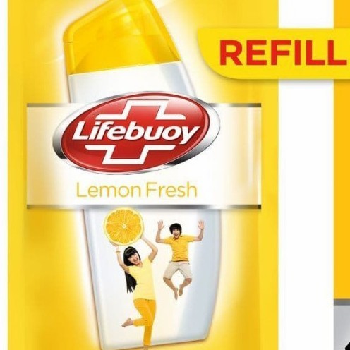 Lifebuoy Sabun Mandi Cair Refill Lemon Fresh 450 ml