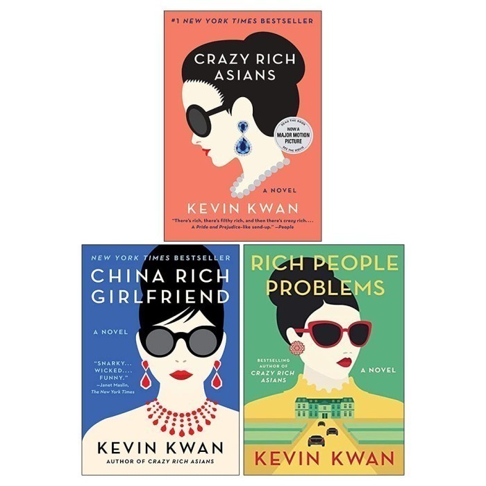 Kevin Kwan Crazy Rich Asians Trilogy Collection 3 Books Set