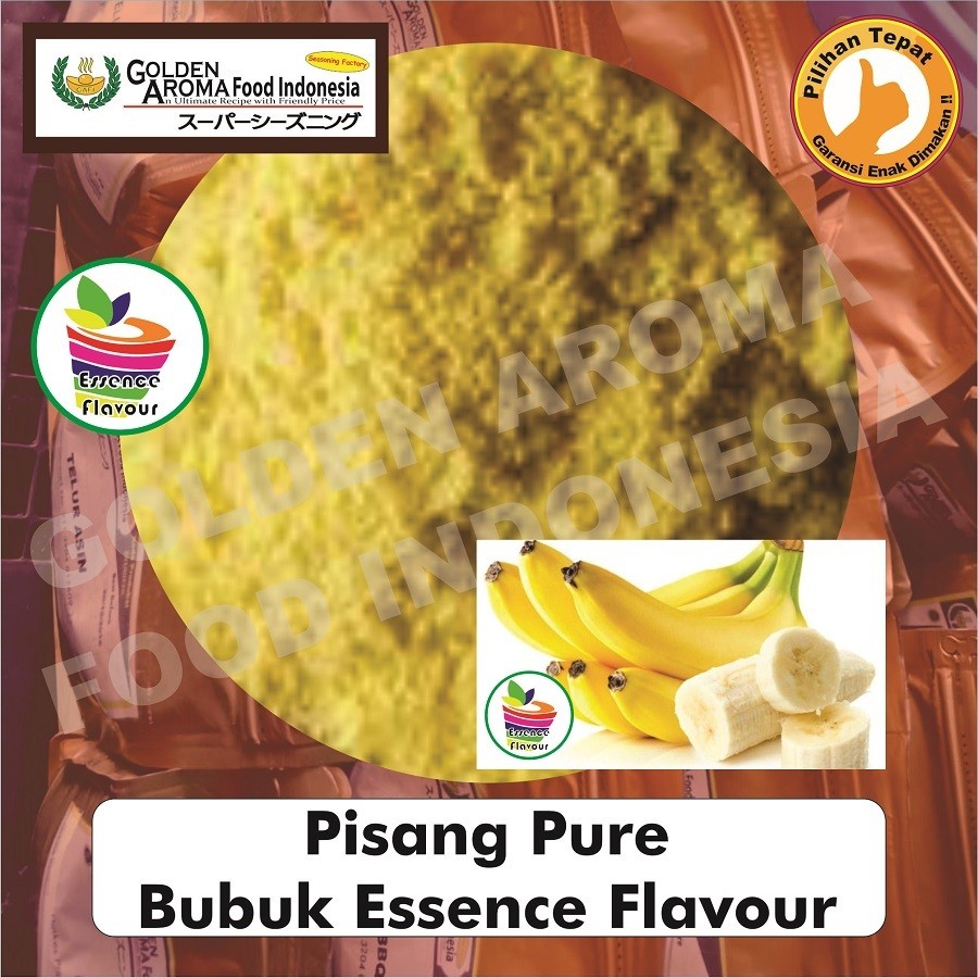 

Bubuk Banana Pure Efe 1Kg Essen Flavor Ekstrak Pisang Murni Tanpa Gula Flavour Essence Esen halal