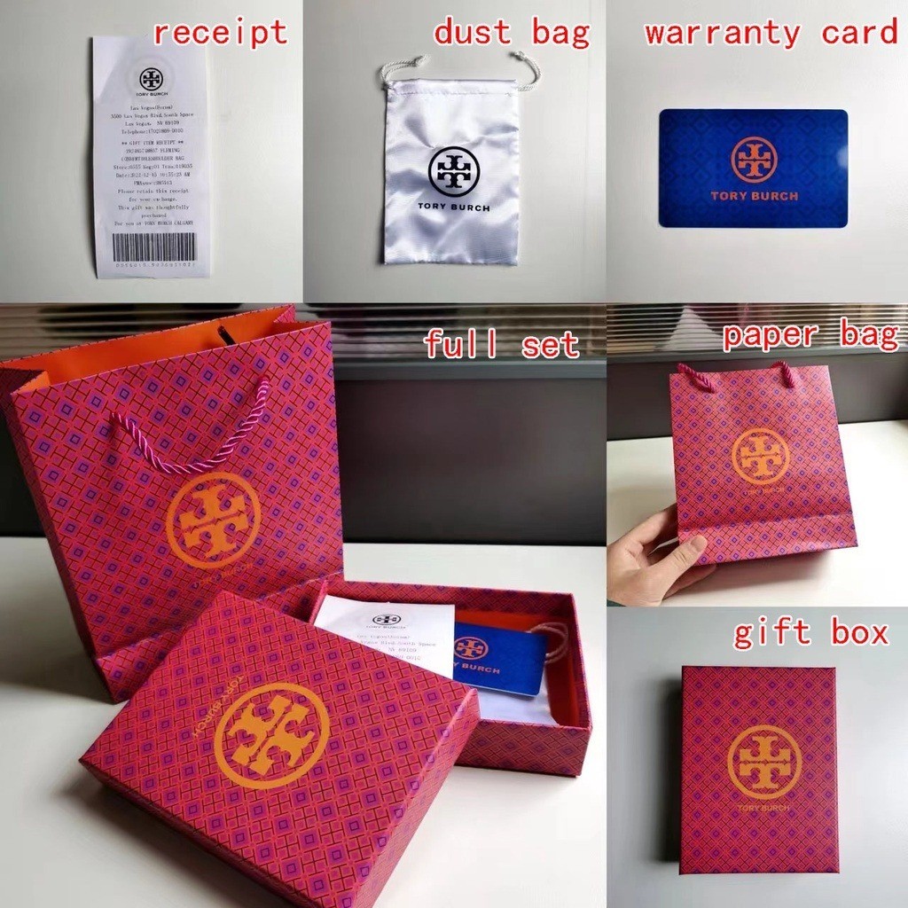 

Tory Burch Box Giftbag Accessories Bag (WRAP WITH CARE & Card Box)