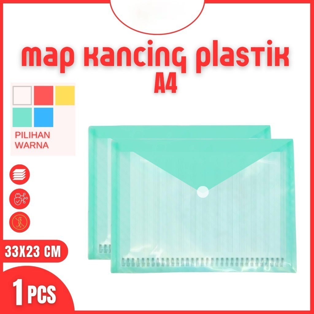 

Map Plastik Kancing A4 Map Punggung Kancing Folder One Bukan Joyko Map Plastik Transparan Map Document File Bag ATK Folder Dokumen Plastik Bukan Inter X