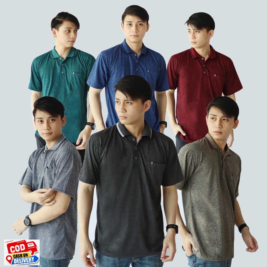 Liso wear - Kaos kerah pria jumbo polos saku dewasa | kaos polo korea twis t shirt