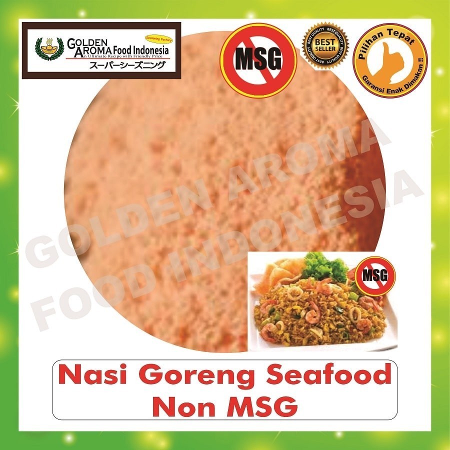 

Bubuk Tabur Rasa Nasi Goreng seafood Non MSG 500gr Bumbu Serbaguna Fried Rice Seasoning Powder 1/2Kg