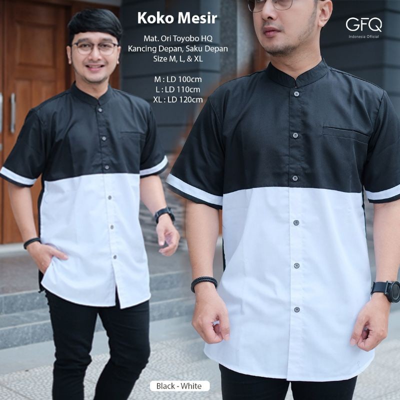 Koko Hitam Koko Mesir Koko Pendek Pria Koko Monokrom