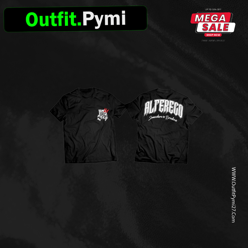 Baju Alter Ego Esports 2023 Hitam Mpl S12 Alter Merch Big Size S M L XL XXL 3XL 5XL 4XL Bahan Cotton