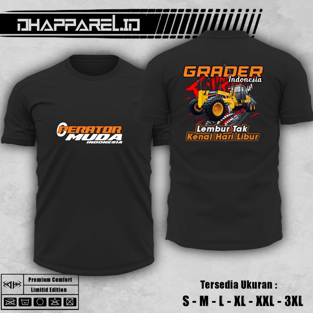 KAOS DISTRO OPERATOR GRADEER INDONESIA // OPERATOR MUDA