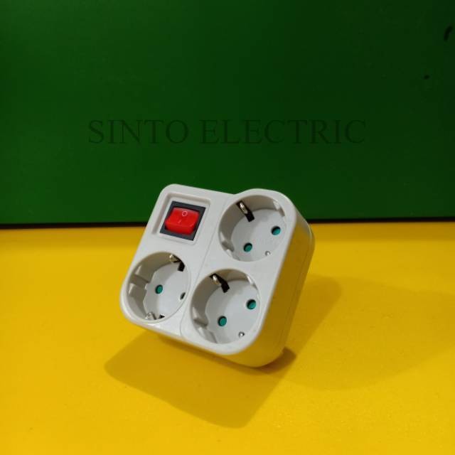 UTICON S-348SW Stop Kontak 3-IN-1