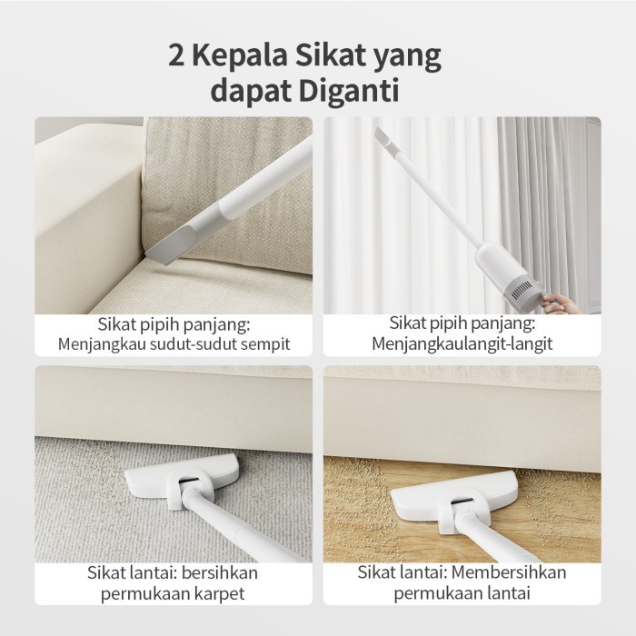 Simplus Vacuum Cleaner Kabel Genggam Perlengkapan Rumah Tangga Daya