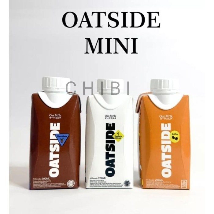 

nb Oatside Mini Oat Milk 200Ml - Susu Oat Gandum Lactose Free All Varian - Barista MINI