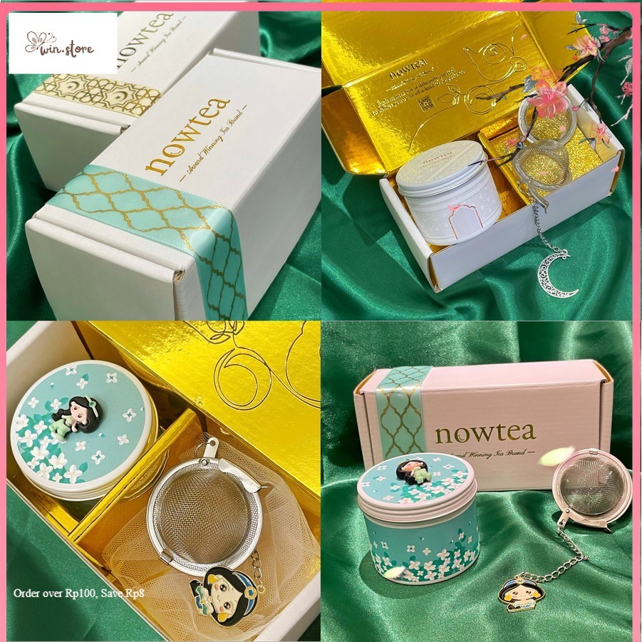 Set Tea Hampers / Nowtea Golden Box | Premium Tea Gift Set | Premium Tea | Premium Artisan Tea Blend