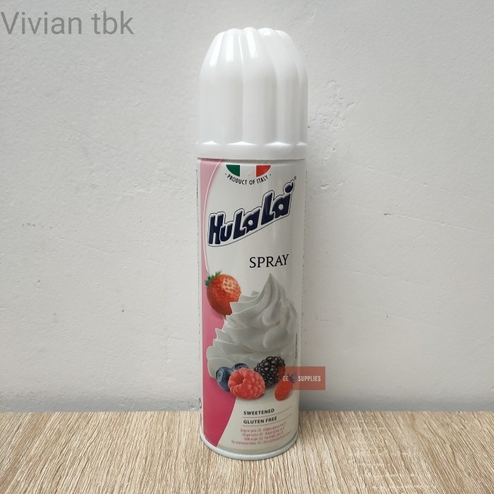 

vv Hulala Whipping Cream Spray 250gr - Krim Whip Whipped Cream Semprot