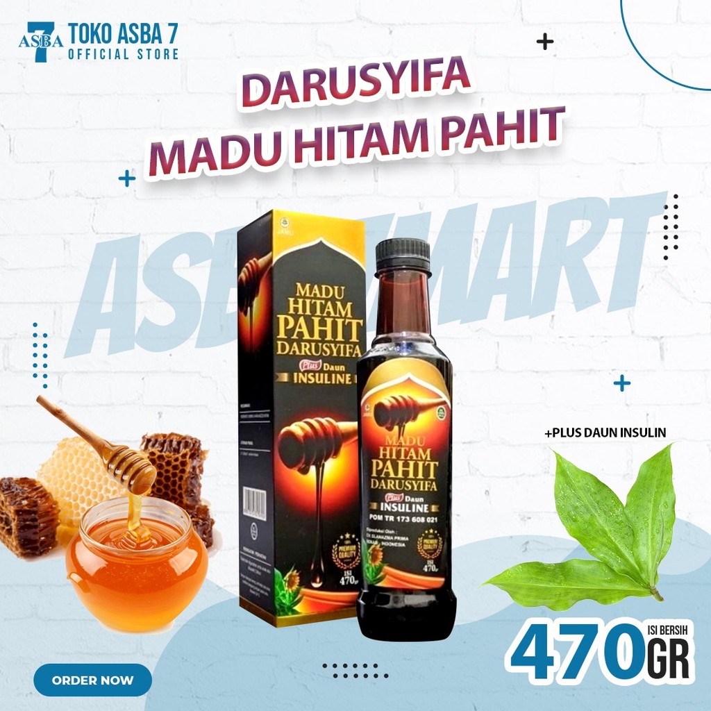 

DARUSYIFA MADU HITAM PAHIT PLUS DAUN INSULINE 470G
