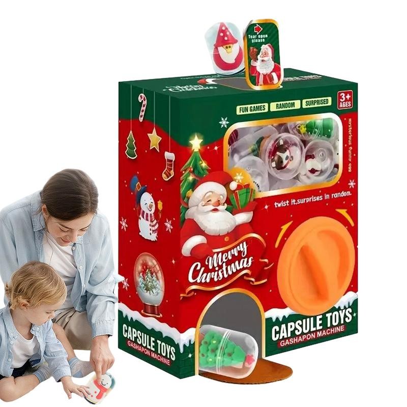 Christmas Twist Egg Machine Lightweight Mini Claw Machine Vending Machine Interactive Kids Claw Mach