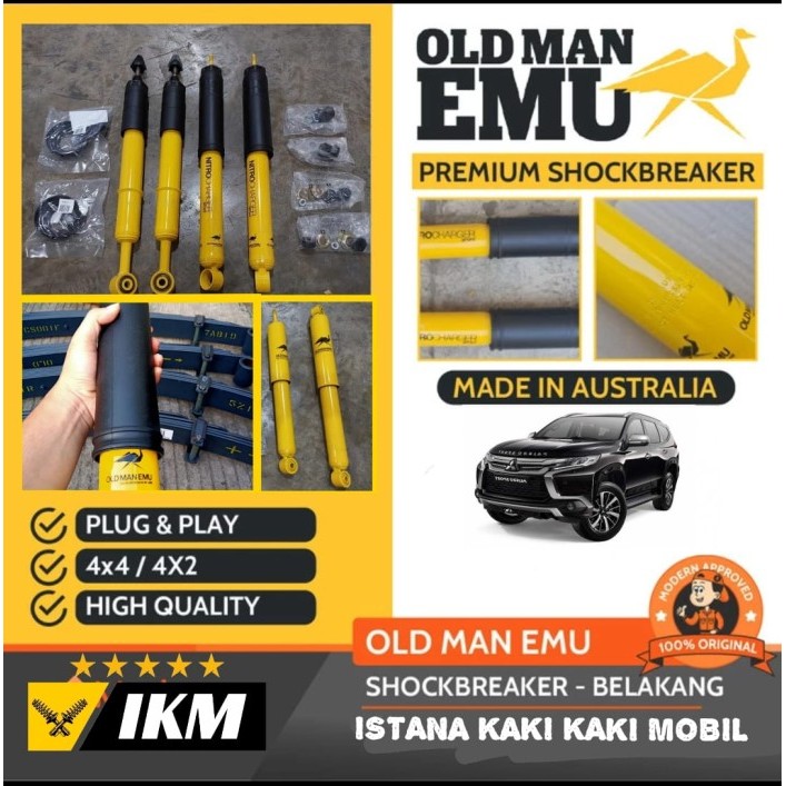 Shockbreaker / Shock Set Pajero Depan - Belakang OLD MAN EMU / OME