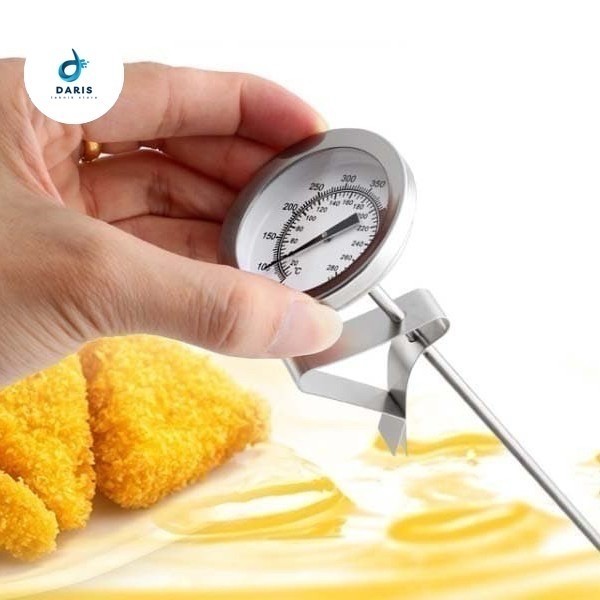 Bimetal Frying Thermometer 40 cm Ukur Suhu Minyak Air Analog 40cm