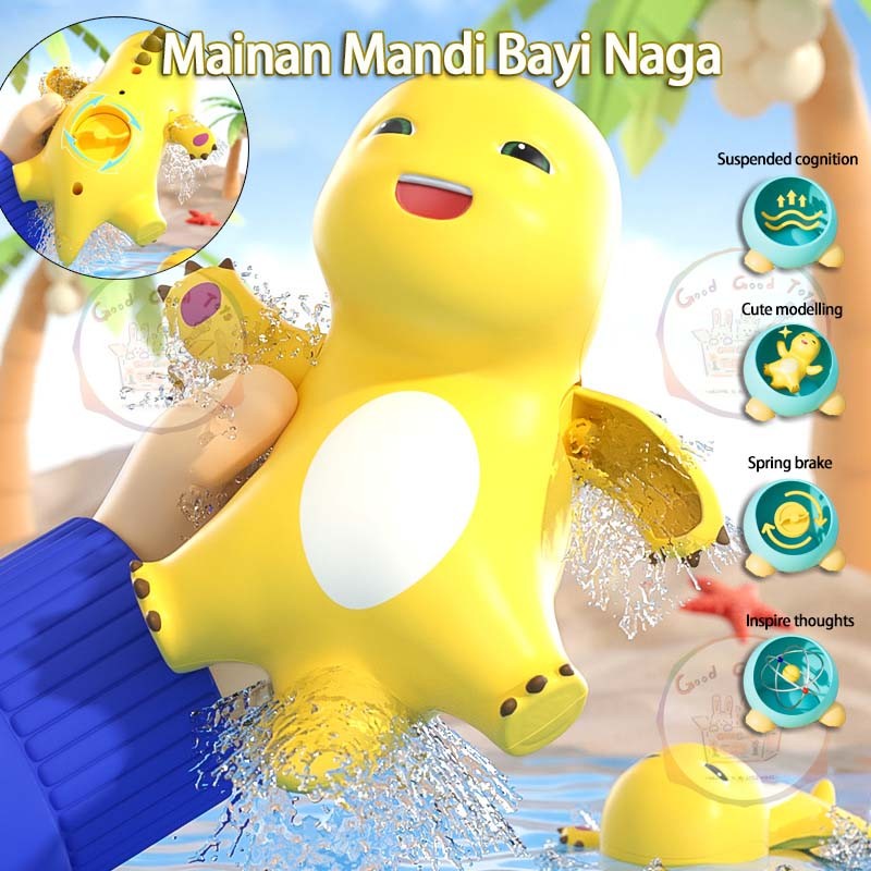 Mainan Mandi Bayi Naga/Plastik Mainan Dekompresi Terbaru Mainan/Bayi Berusia 1