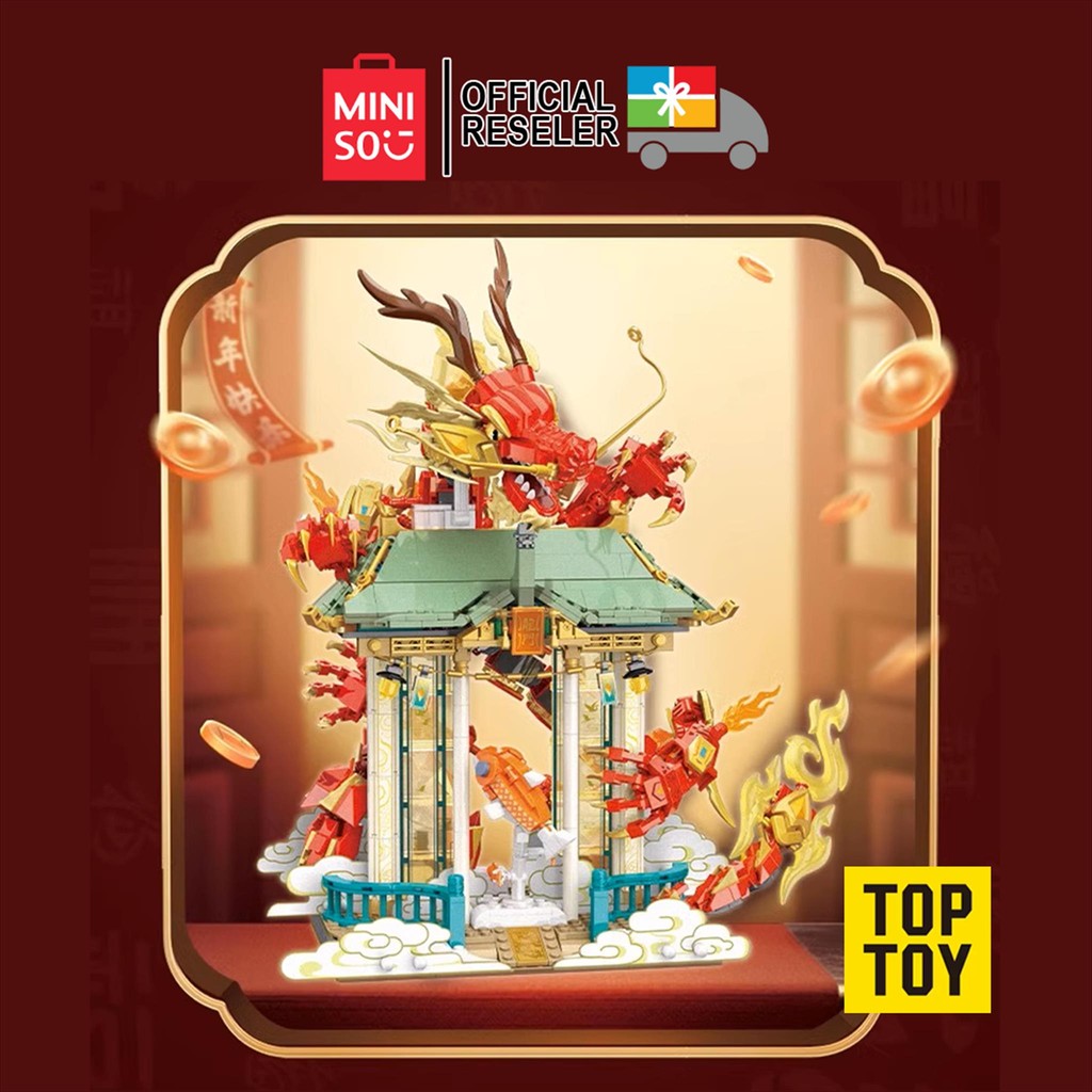MINISO x TOP TOY Collection Sky Dragon Lego