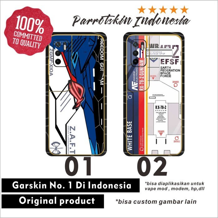 Garskin Pocophone Poco M3 Pro 5g M3 x3 f2pro f1dll Gundam ROG style by Urbanite store