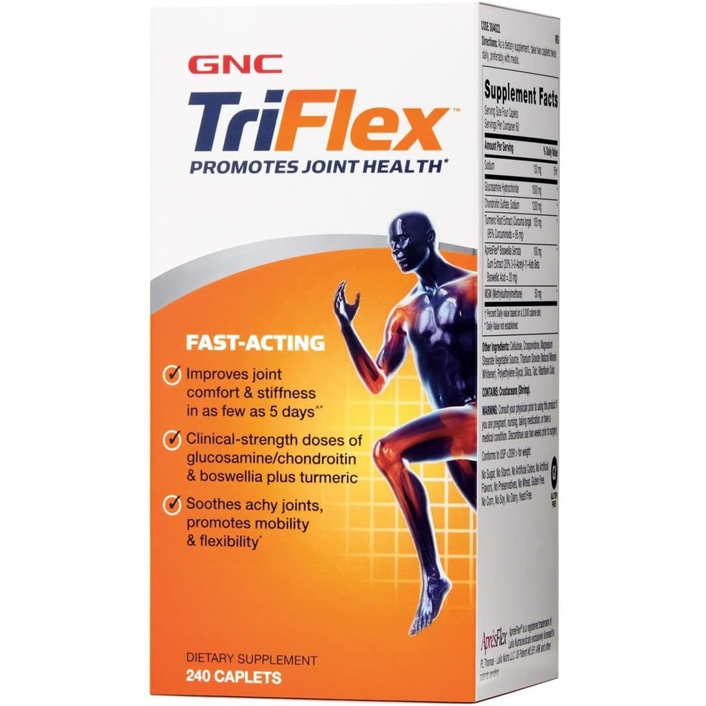 GNC TriFlex FastActing 240 Caplets