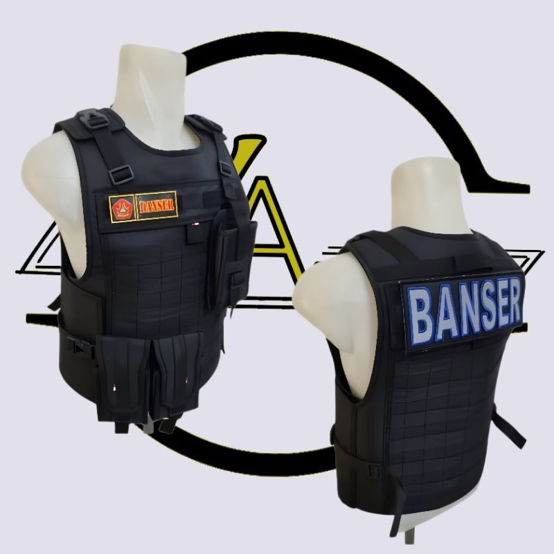 rompi angin banser / pelundung dada banser / rompi motor banser / rompi olahraga