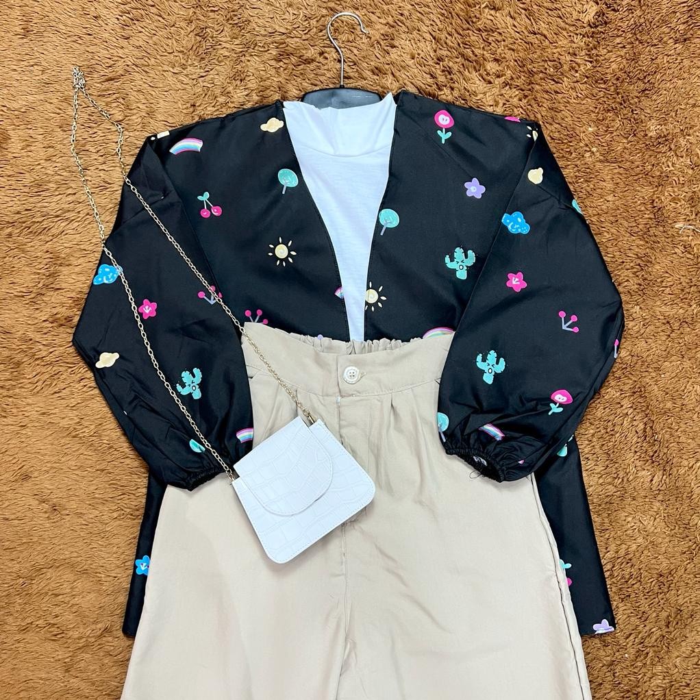 C.E - RRD SETELAN WANITA MESA / SETELAN KIYOWO OUTER CELANA PANJANG / setelan baju outer kiyowo dan 