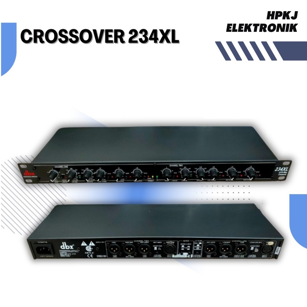 CROSSOVER DBX 234 XL CROSSOVER 2/3/4 WAY DBX 234XL
