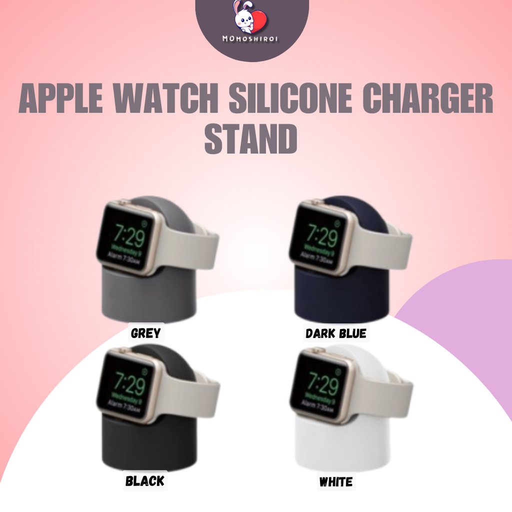 Apple Watch Silicone Charger Stand iWatch Series (7 5 6 4 3 2 1 SE)  Holder