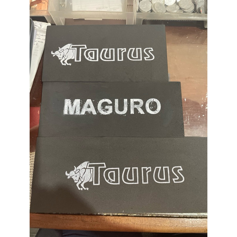 Busa pancing warna dan tulisan random