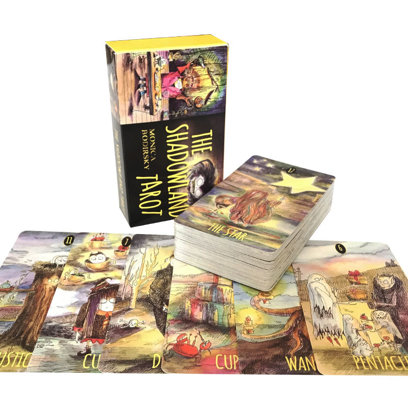 

Hot sale: The Shadowland Tarot Oracle Card For Entertainment Fate Prophecy Divination Family Party Tarot 78 Card Deck PDF Guide