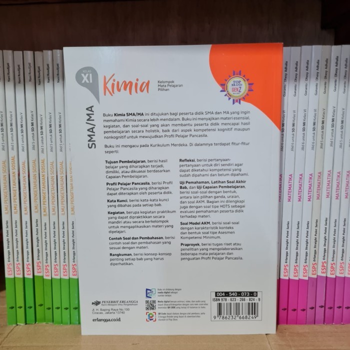 

NEW Buku Kimia Kelas XI 11 Kurikulum Merdeka Erlangga