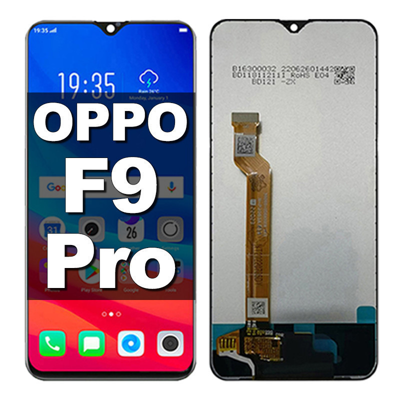 LCD OPPO F9 PRO TOUCHSCREEN Kompatibel Untuk Fullset Asli Crown Murah Ori Compatible For Glass Touch