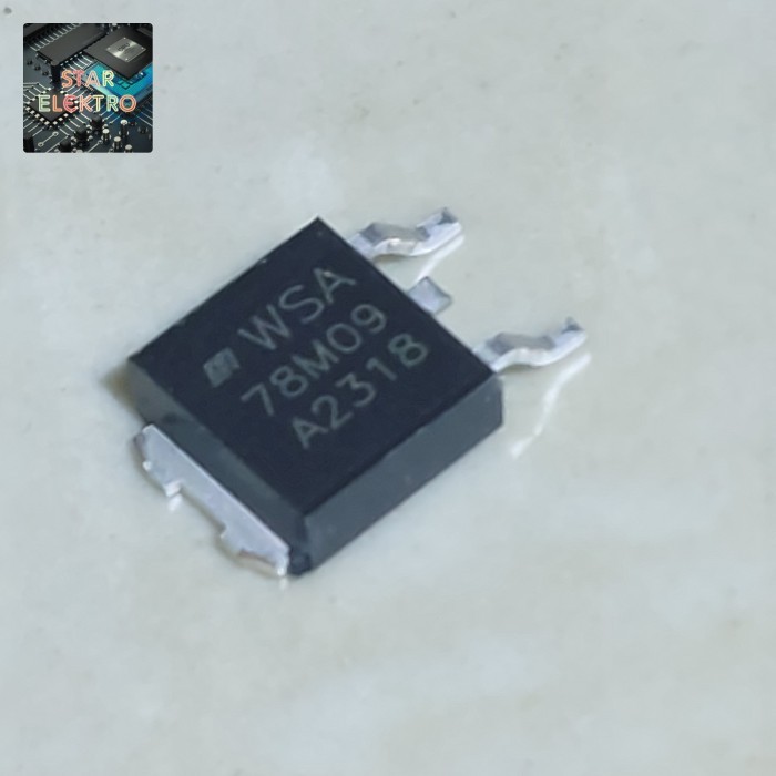 78M09 To-252 SMD ST WSA LM78M09 CJ78M09 7809 IC Regulator Voltage Transistor 9V 500mA Positive Linea
