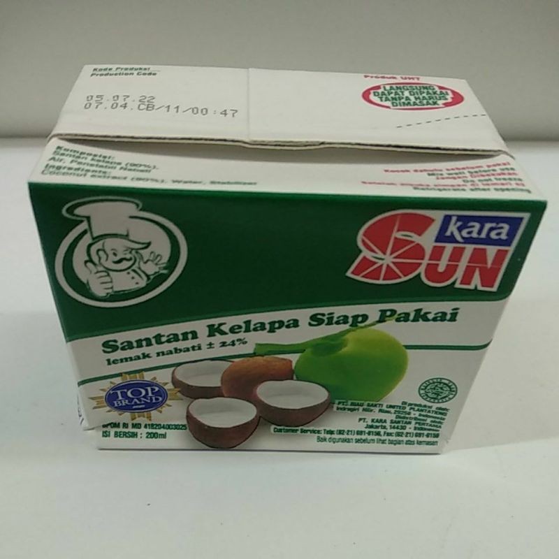 

Kara Santan Kelapa Cair 200 ml