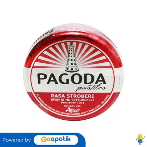 

Pagoda Pastiles Rasa Strawberry 10 Gram