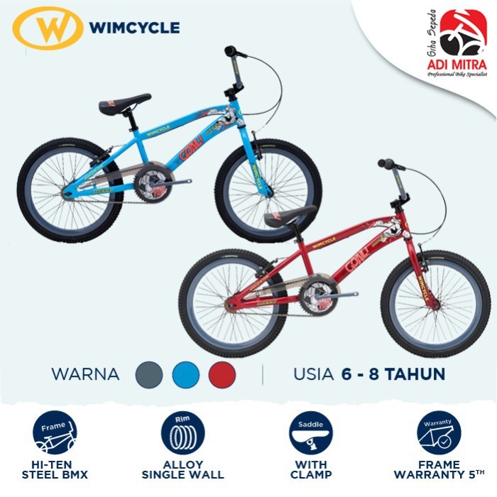 Wimcycle Dragster GOAL Sepeda BMX Anak [20 Inch]