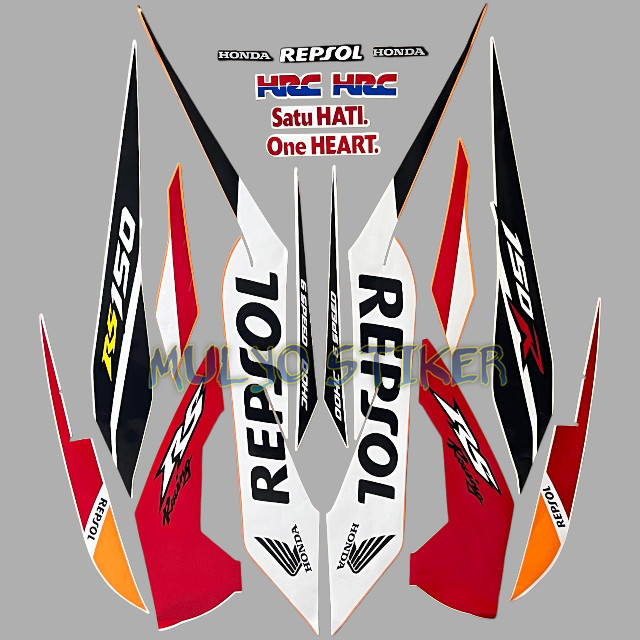 STRIPING STICKER Honda Sonic 150 RS RS150R 2015 2016 Repsol Fullset