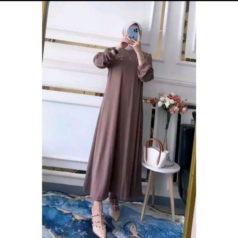 Gamis Soraya Busui Friendly / Dress Soraya / Gamis Soraya Rempel Knit Condru / Gamis Muslimah