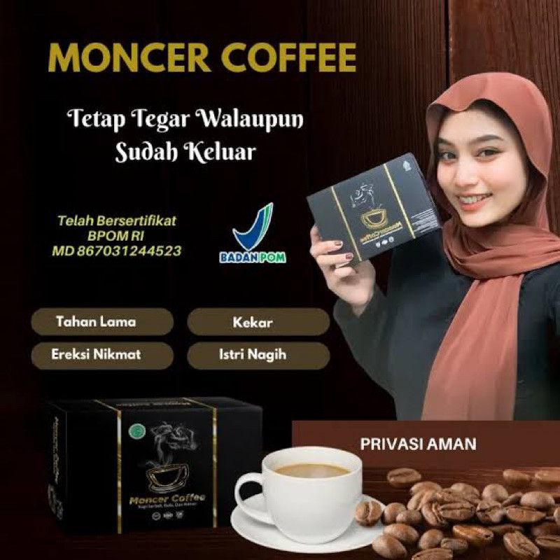 

Monceer Coffe Original - 1Box Isi 8 Sachet