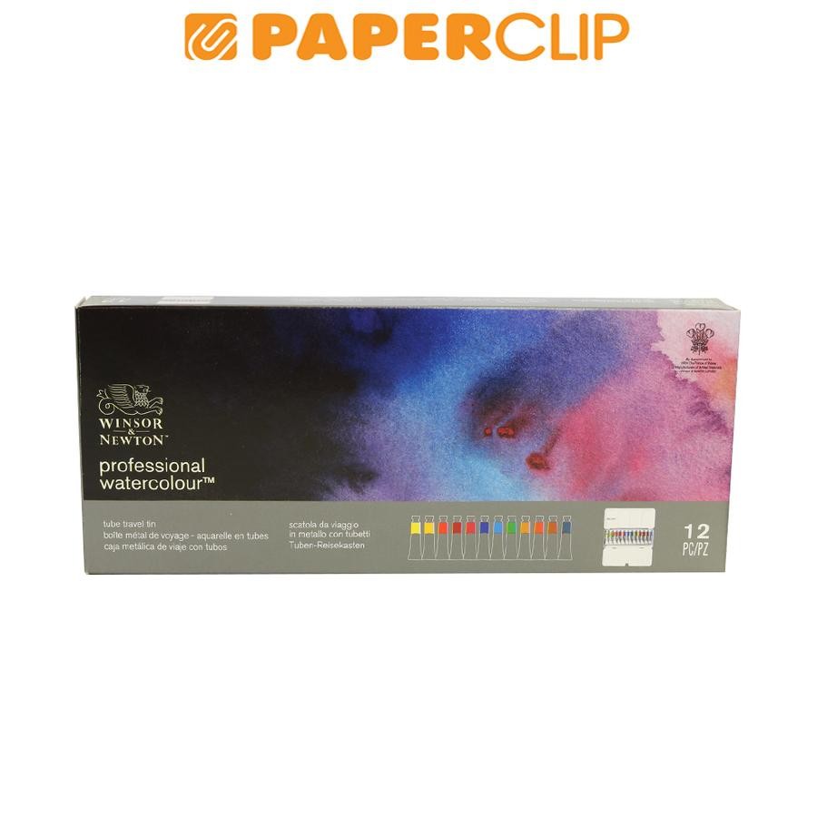 

WATERCOLOR PROFESSIONAL WINSOR & NEWTON TUBE TRAVEL 12C 0190552WN METAL BOX