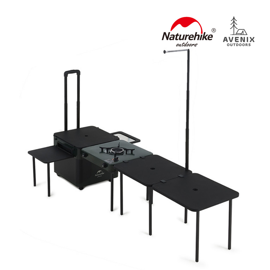 Naturehike CNH22CJ013 Portable Picnic BBQ Set Folding Multifunction IGT Camping Box & Mobile Kitchen