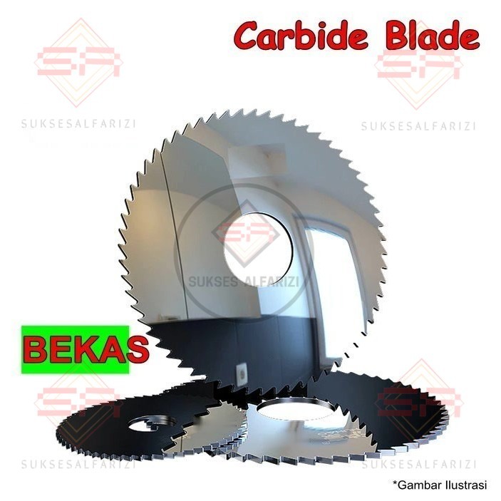 Slitting Saw 65X1.5X25.4 Circular Carbide 65 X 1.5 X 25.4 Mata Cutter Milling 65mm X 1.5mm Bekas PRO