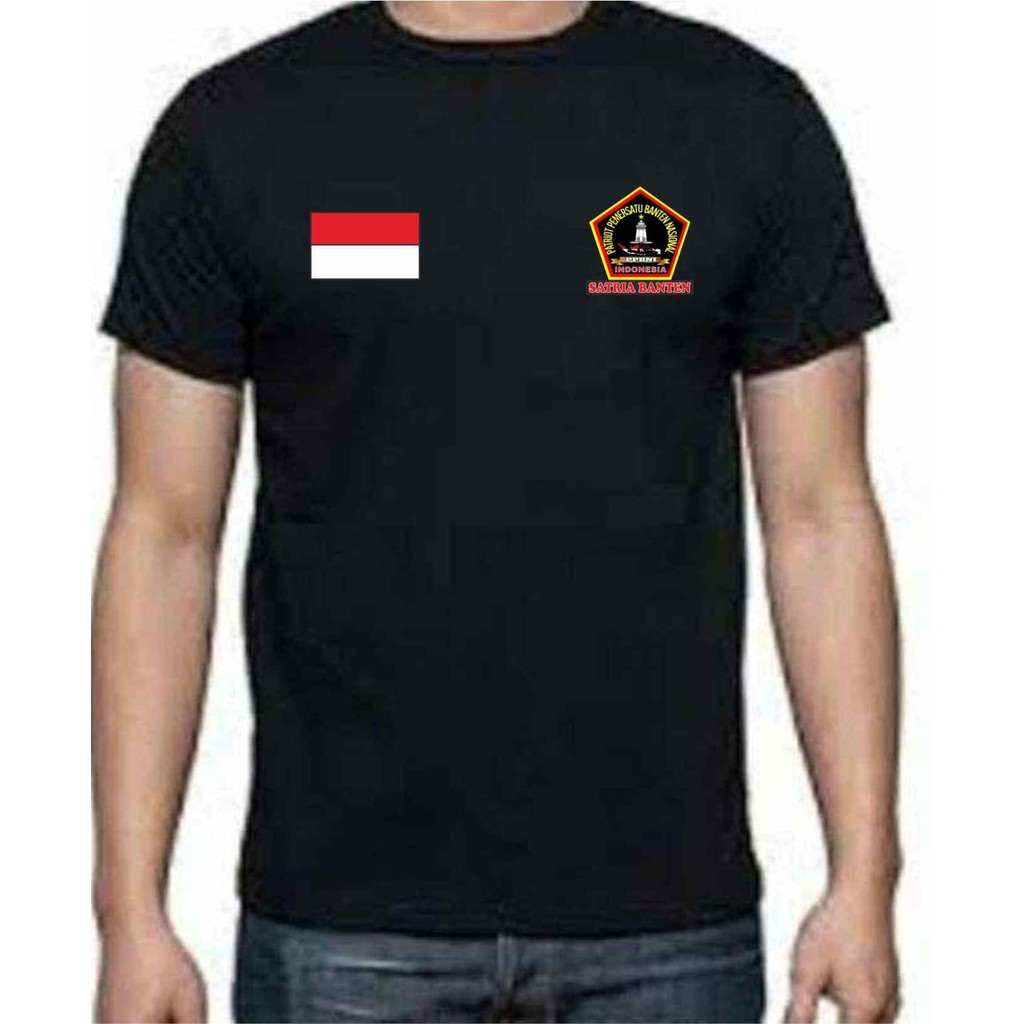 Baju kaos ormas satria banten kaos keren murah pnbi banten Bahan Katun Combed 30s Adem Nyaman