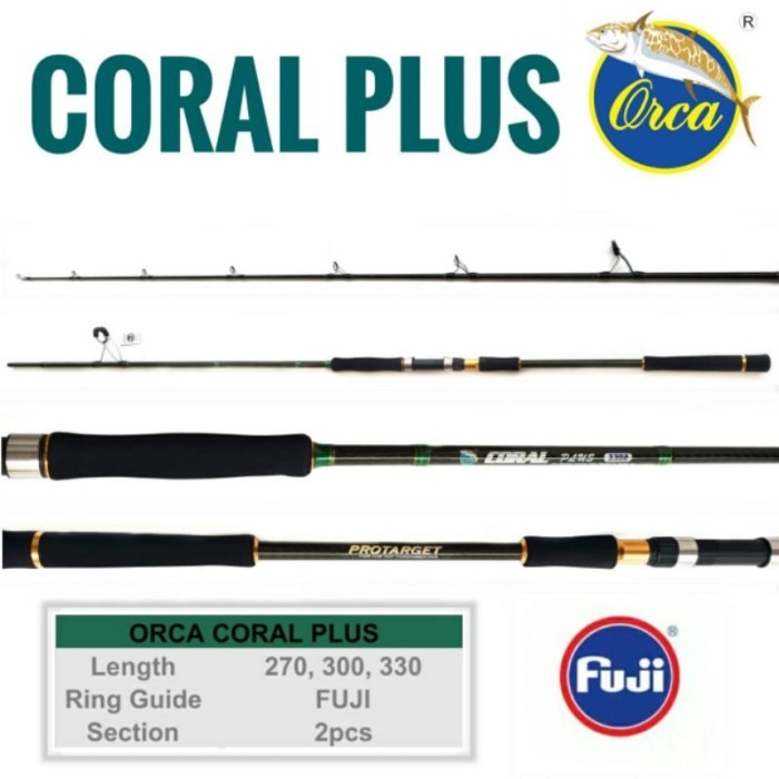 JORAN POPPING KARANGAN ORCA CORAL PLUS 270 300 330 RING FULL FUJI - 300