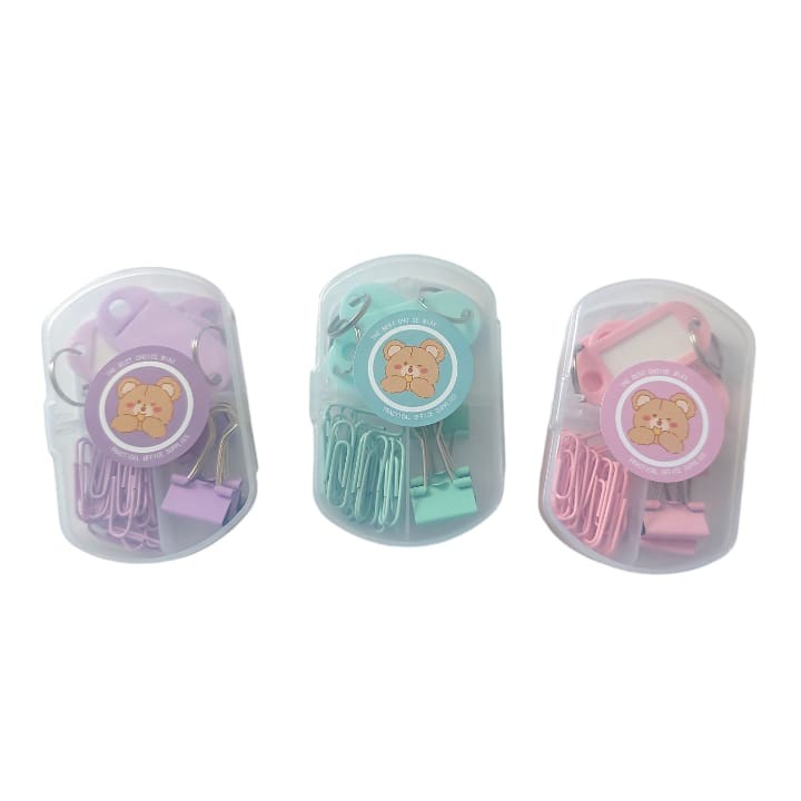 

CLIP 3303 SET / CLIP KERTAS 1 SET KEY RING PAPER CLIP SET