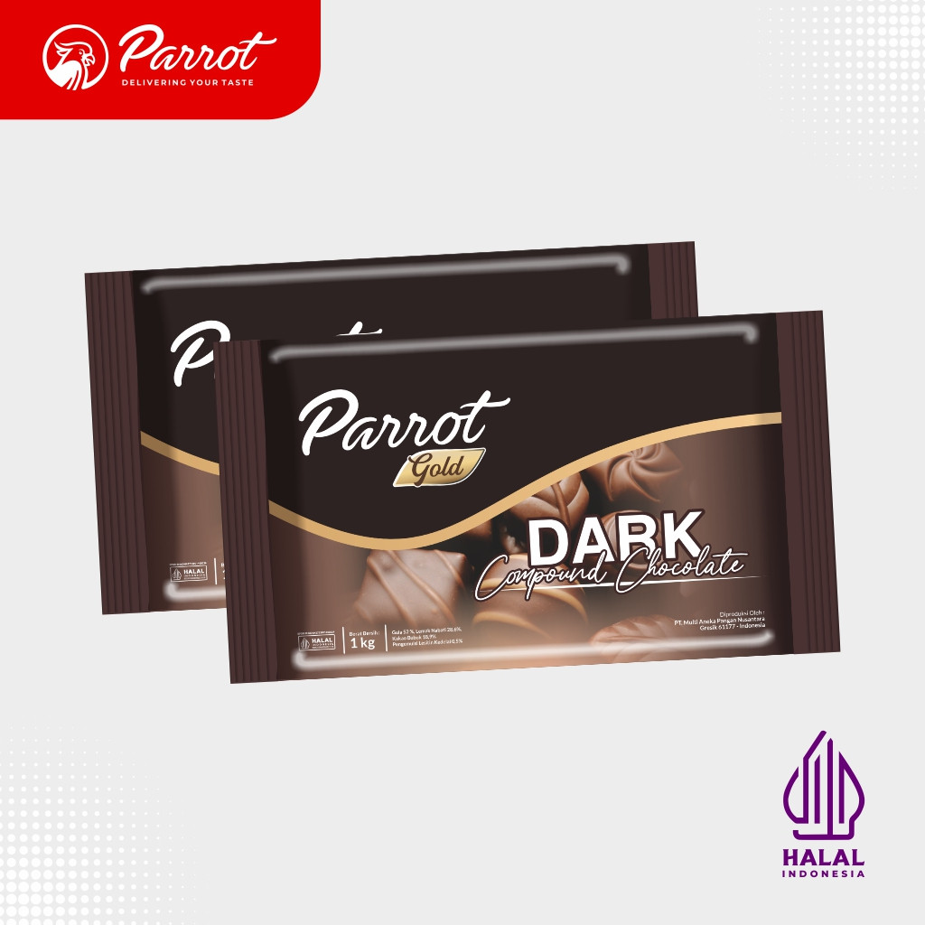 

PARROT COKELAT GOLD DARK Dark Chocolate Cokelat Dark Premium 250gr