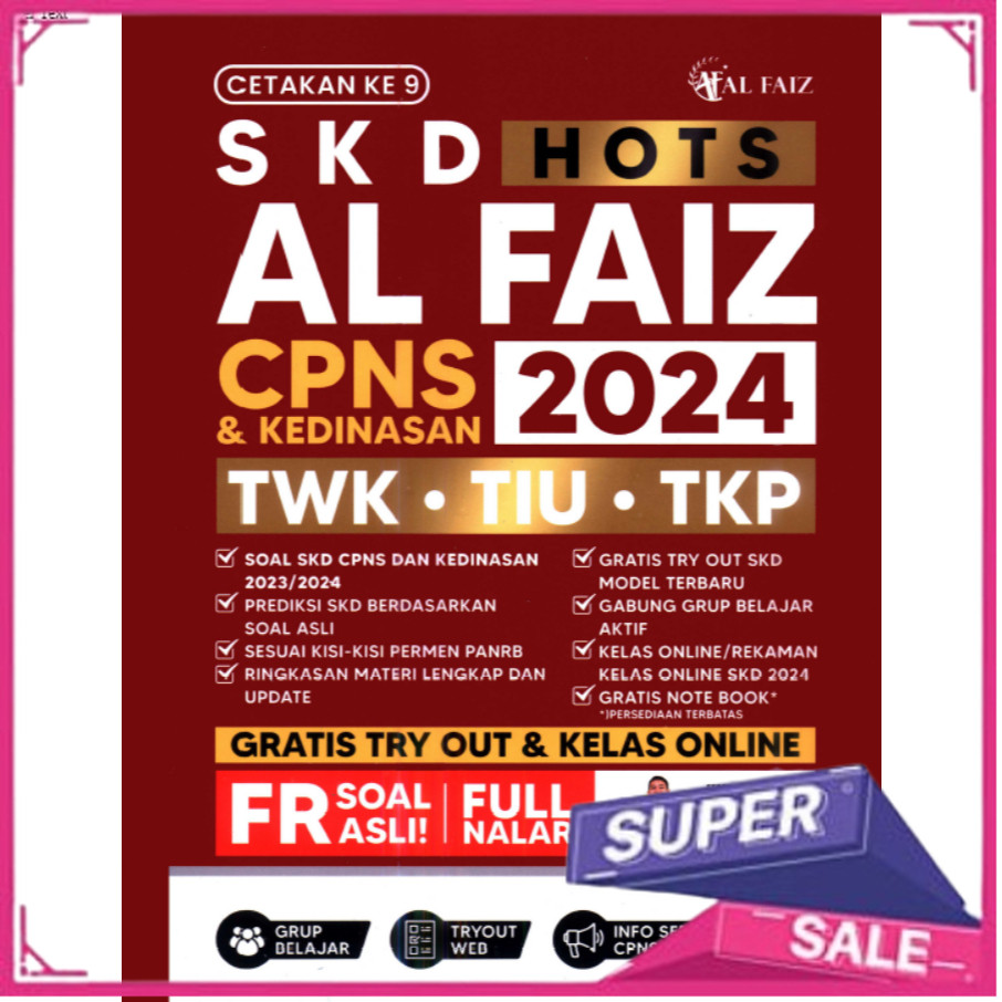 

BELI 3 GRATIS 1 BUKU ALL-NEW TES CPNS 2024-2025